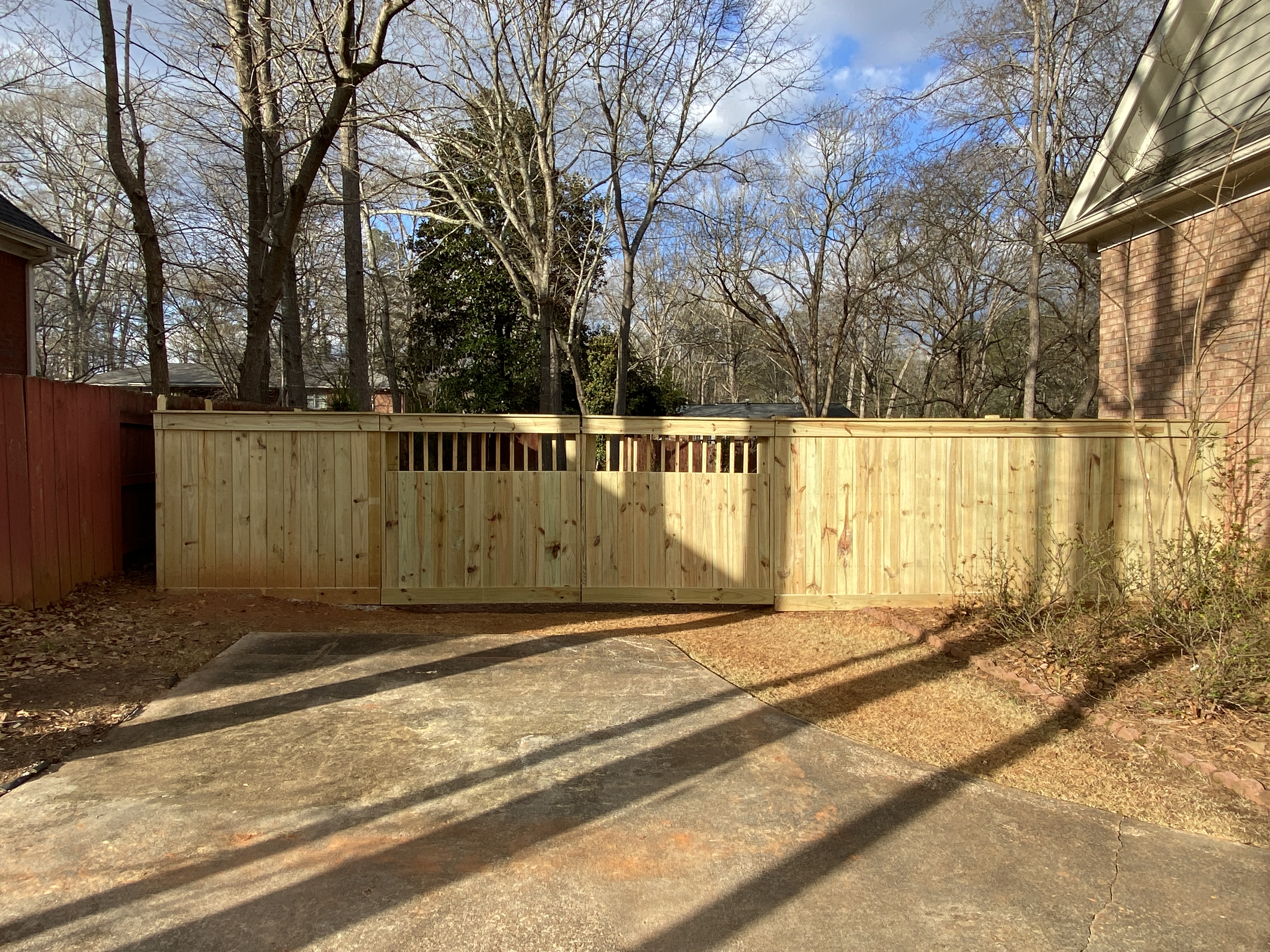 double gate installation